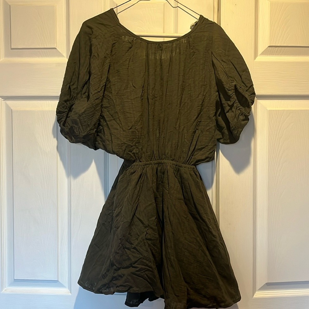 Aerie Hunter Green Dress